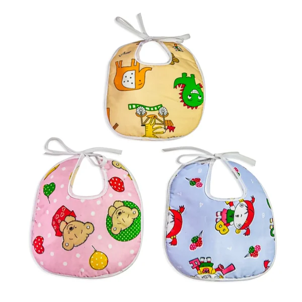 Love Baby Cotton Assorted Print Bib - 1003 Combo P12