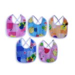 Set of 5 - Assorted Cotton Print Bibs