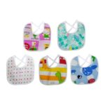 Set of 5 Cotton Assorted Printed Bibs Cloth from Love Baby - 1005 M Combo P2