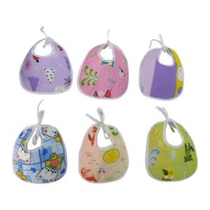 Cotton Bib for baby kids and infant Set of 6 Multicolors