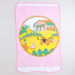 Love Baby Infant Hood Towel for new born baby age 0 to 36 Month - 1954 Pink