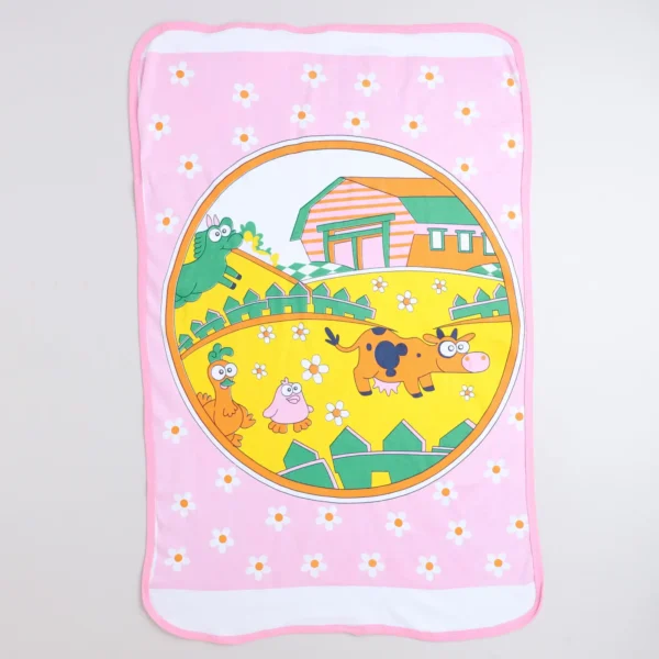 Love Baby Infant Hood Towel for new born baby age 0 to 36 Month - 1954 Pink
