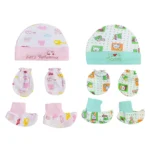 Love Baby Combo set of cap mittens and booties set - 520 M Combo P11