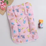 Both Side Cotton Fix Pillow Mat Pink