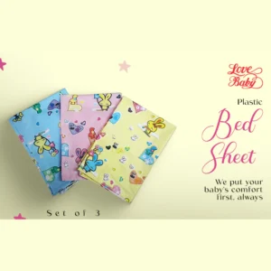 Love Baby Soft Bed Sheet Plastic – 613 E Blue P10