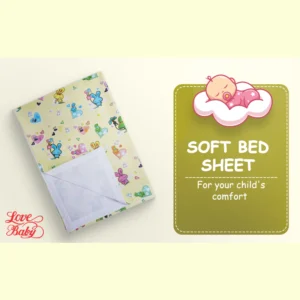 Love Baby Soft Bed Sheet Plastic – 613 A Yellow P9 2