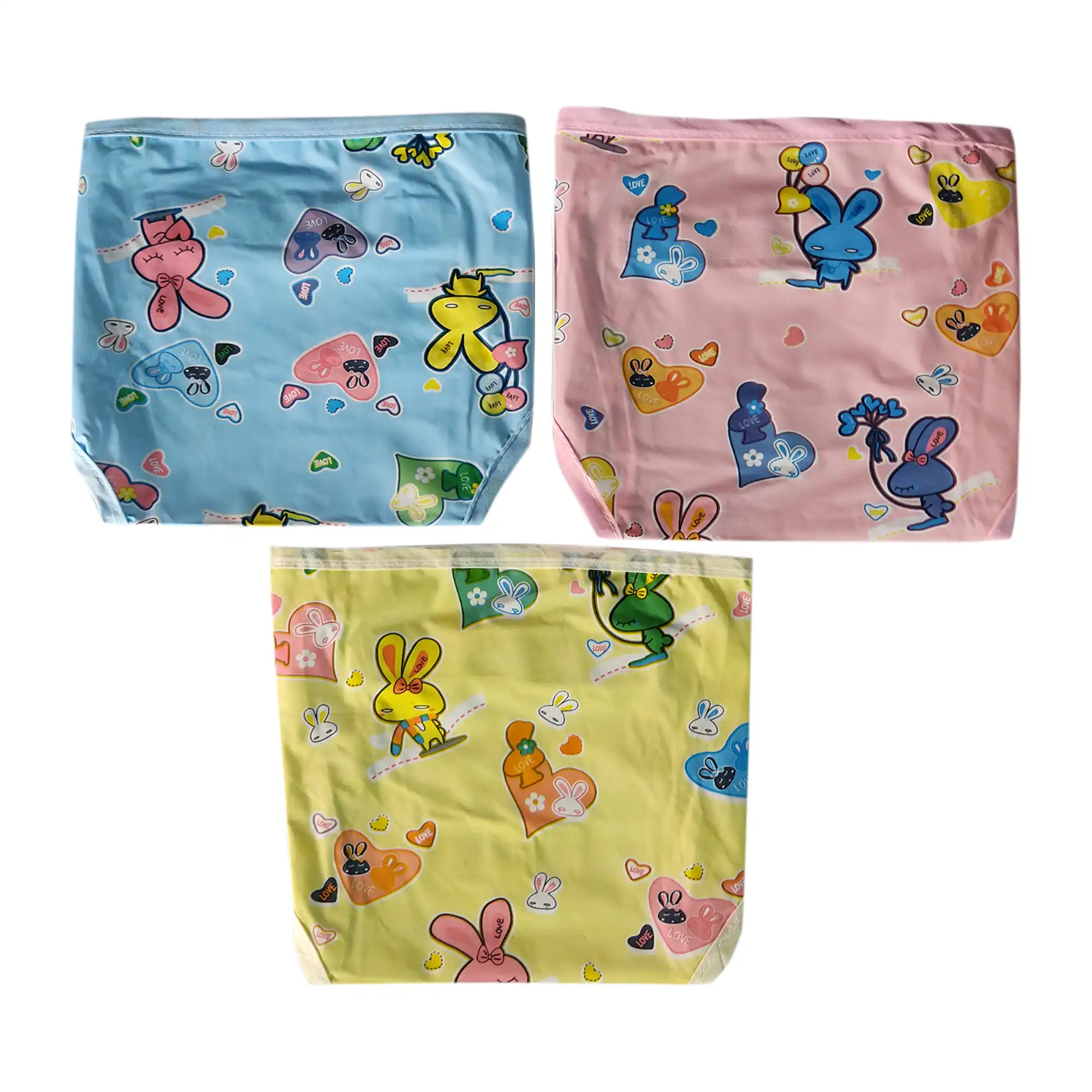 Newborn Plastic Baby Diapers Set of 3 3