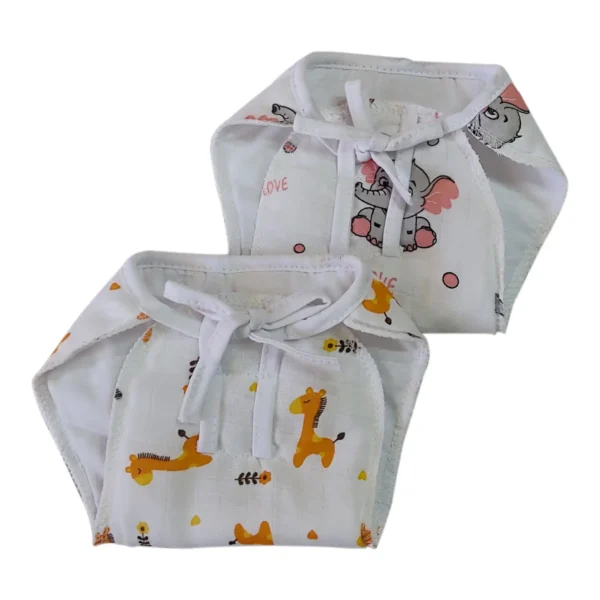 Love Baby Muslin Cloth Nappy Set of 2 Large Multicolor – 673 L Combo P21 2