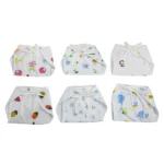 Love Baby muslin cloth nappy set of 6 small Multicolor - 673 S Combo P25