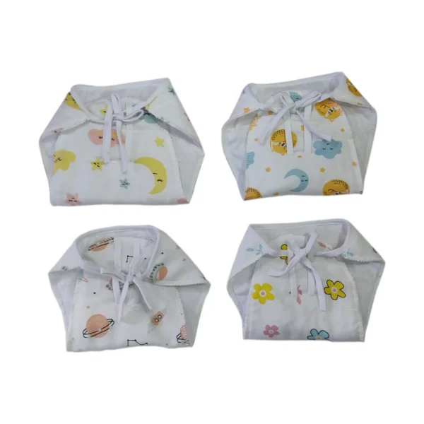 Love Baby Muslin Cloth Nappy Set of 4 Medium – 673 M Combo P20 2