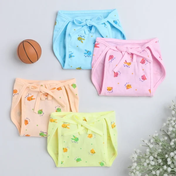 Love Baby Set of 4 Nappy for infant - 673 M Combo P22