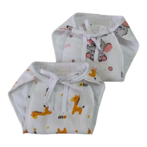 Love Baby Muslin Cloth Nappy Set of 2 Small Multicolor – 673 S Combo P21