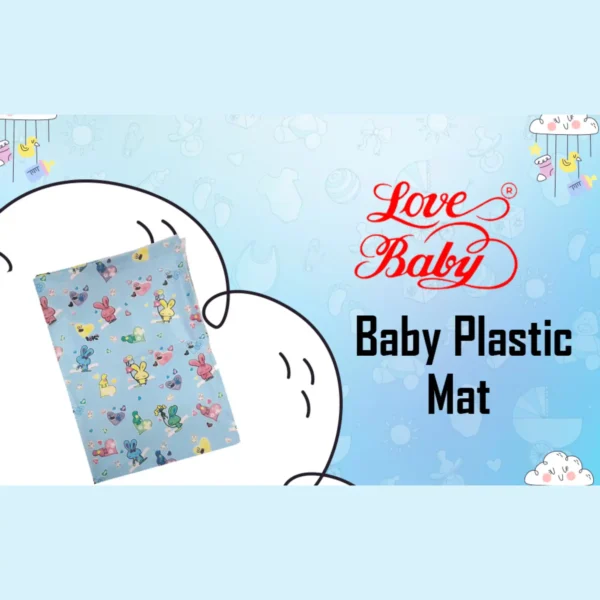Love Baby Soft Bed Sheet Plastic - 713 B Blue P9