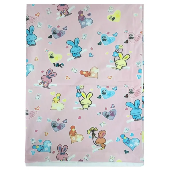Love Baby Soft Bed Sheet Plastic - 713 A Pink P9