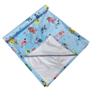 Love Baby Soft Bed Sheet Plastic – 613 B Blue P9 14