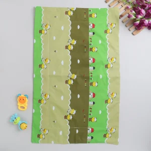 Love Baby breathable cotton cloth sleeping mat large – 762 L Green