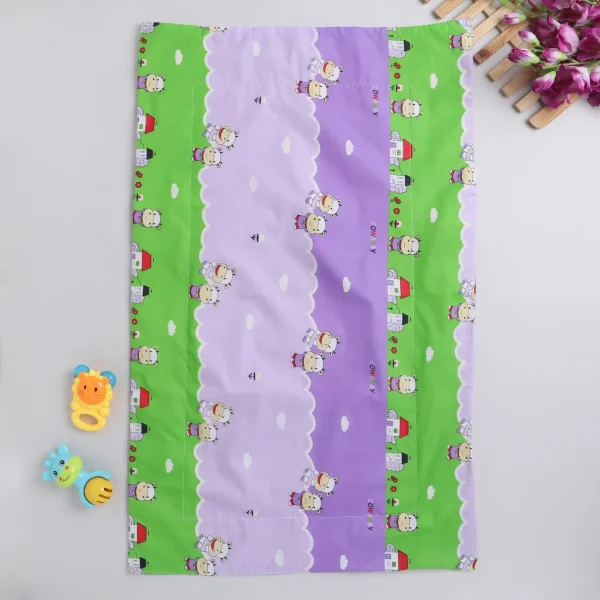 Love Baby breathable cotton cloth sleeping mat large – 762 L Purple 28