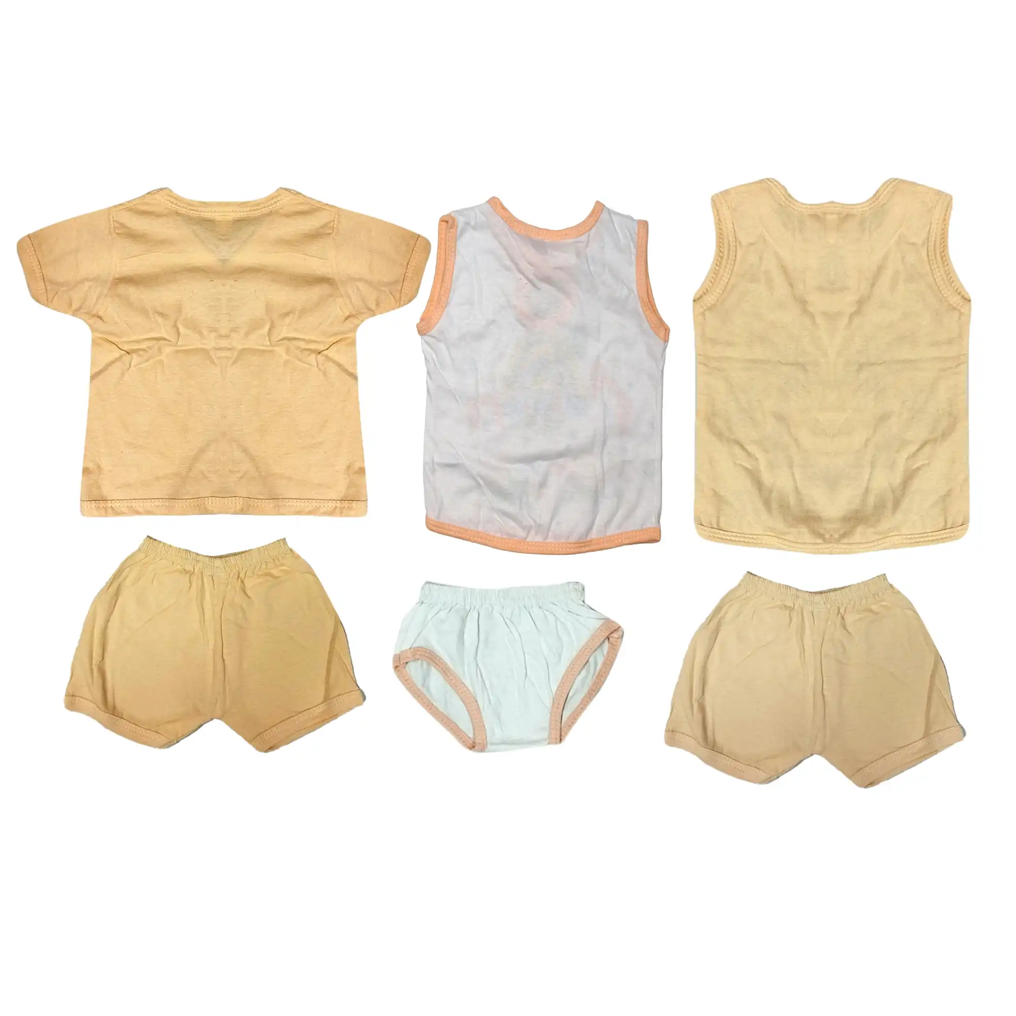 Newborn Baby Clothing Set of 3 Peach 2