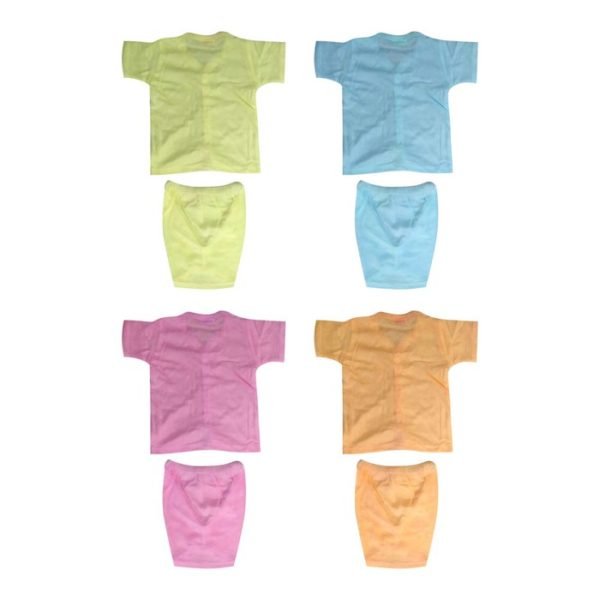 Basisc 4 Cotton Hosiery Shirt With 4 Pant Set – BC14 2