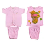 Trendy 2 Cotton Hosiery Shirt With 2 Pant Set - BC24