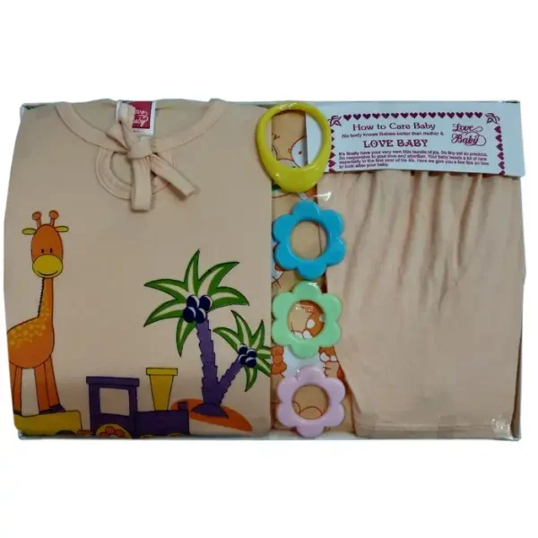 Newborn Gift Box 0-6 Months Peach
