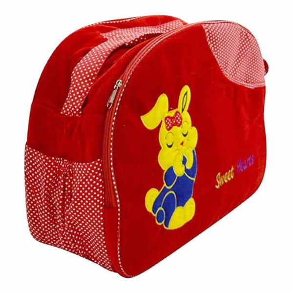 Love Baby Velvet Cloth Bag Multi-Utility – DBB32 Red 2