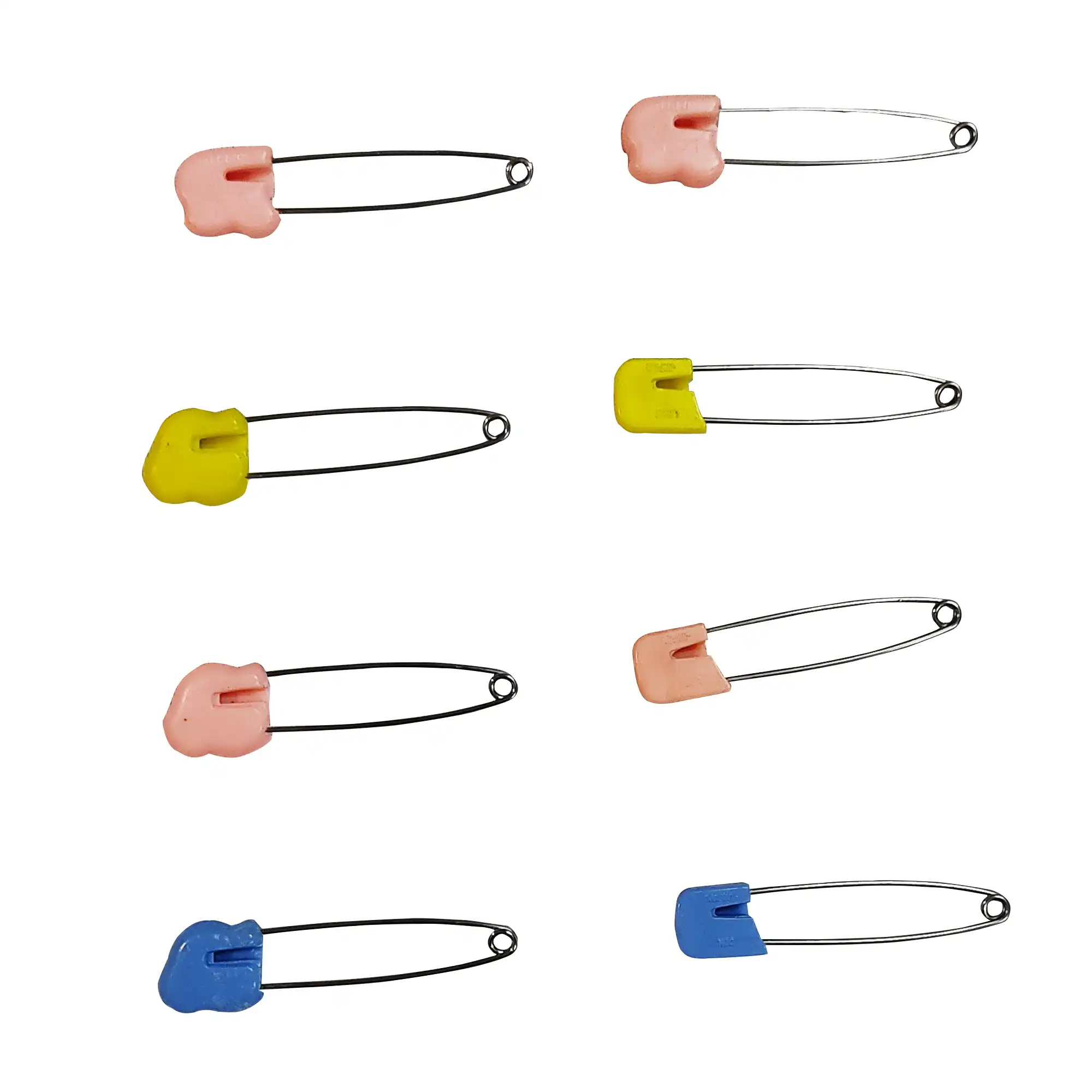 Baby Diaper Pins 8 Pcs Multicolor 3