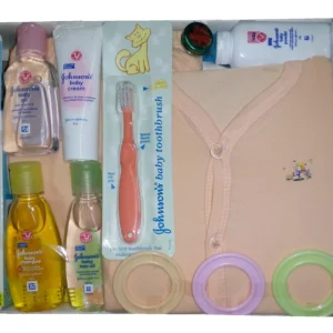 Baby Gift Box With Johnson’s Baby Care Peach