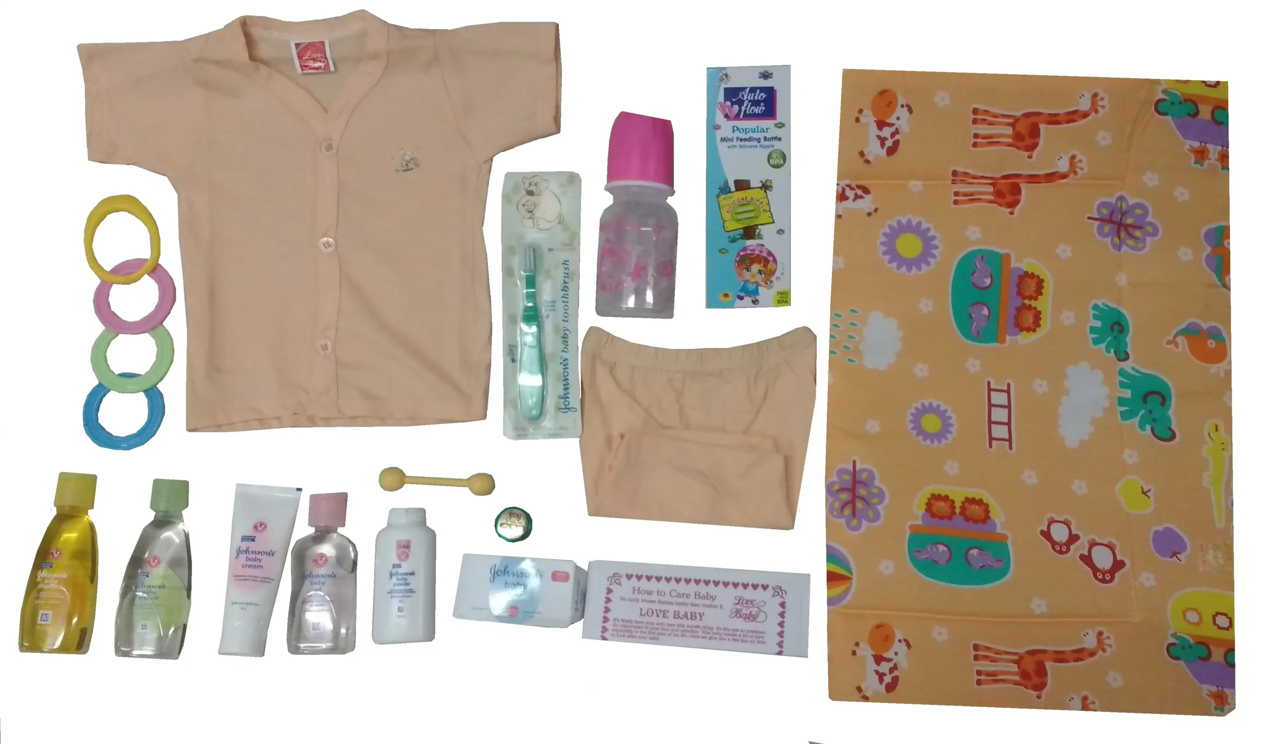 Baby Gift Box With Johnson’s Baby Care Peach 2