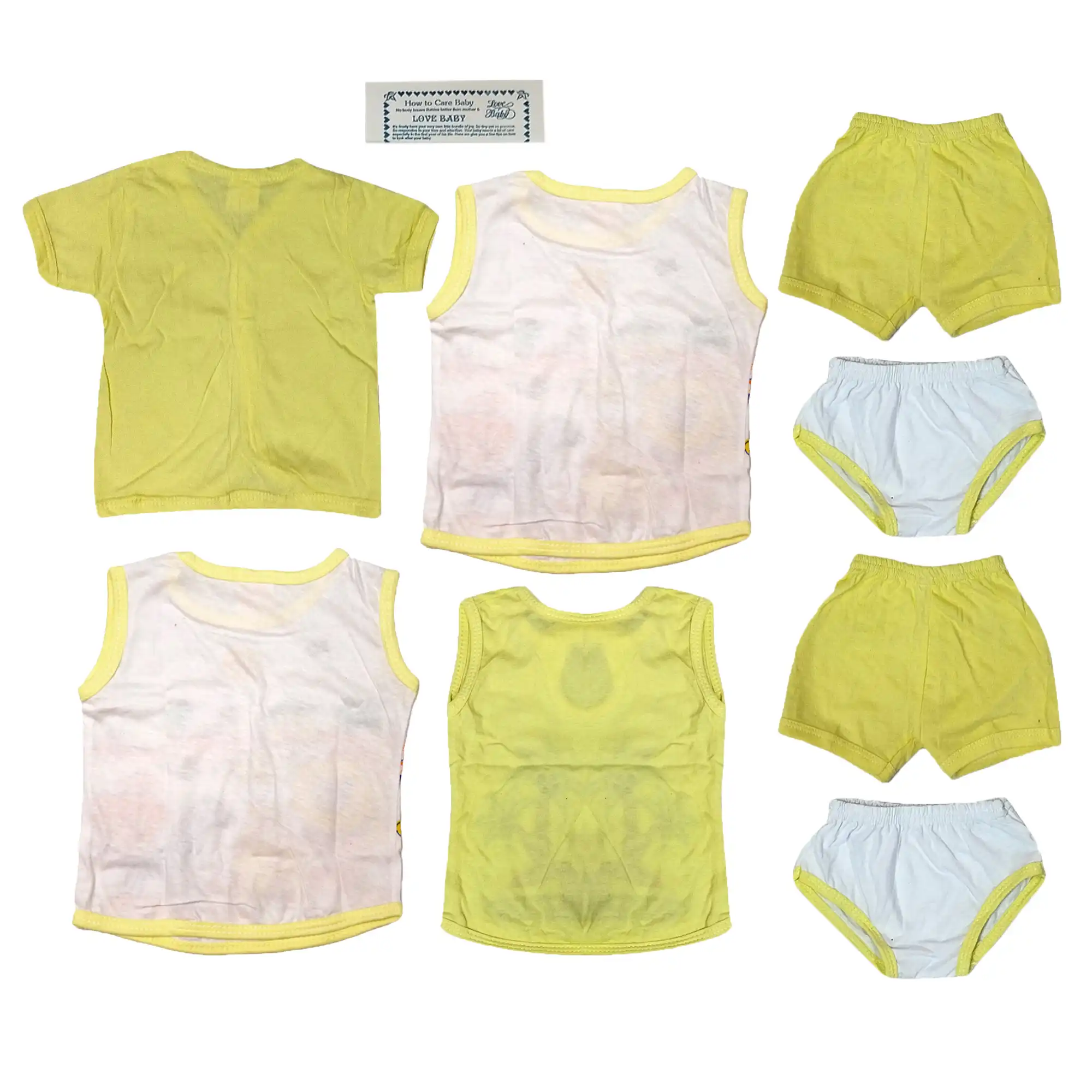 Baby Shower Gift Set 0 to 6 Months Yellow 3