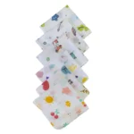 Love Baby thick abstract printed ultra soft double layer muslin washcloth set - WCM42 Combo P4
