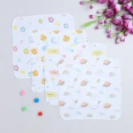 Love Baby Thin abstract printed ultra soft double layer muslin washcloth set - WCS42 Combo P5