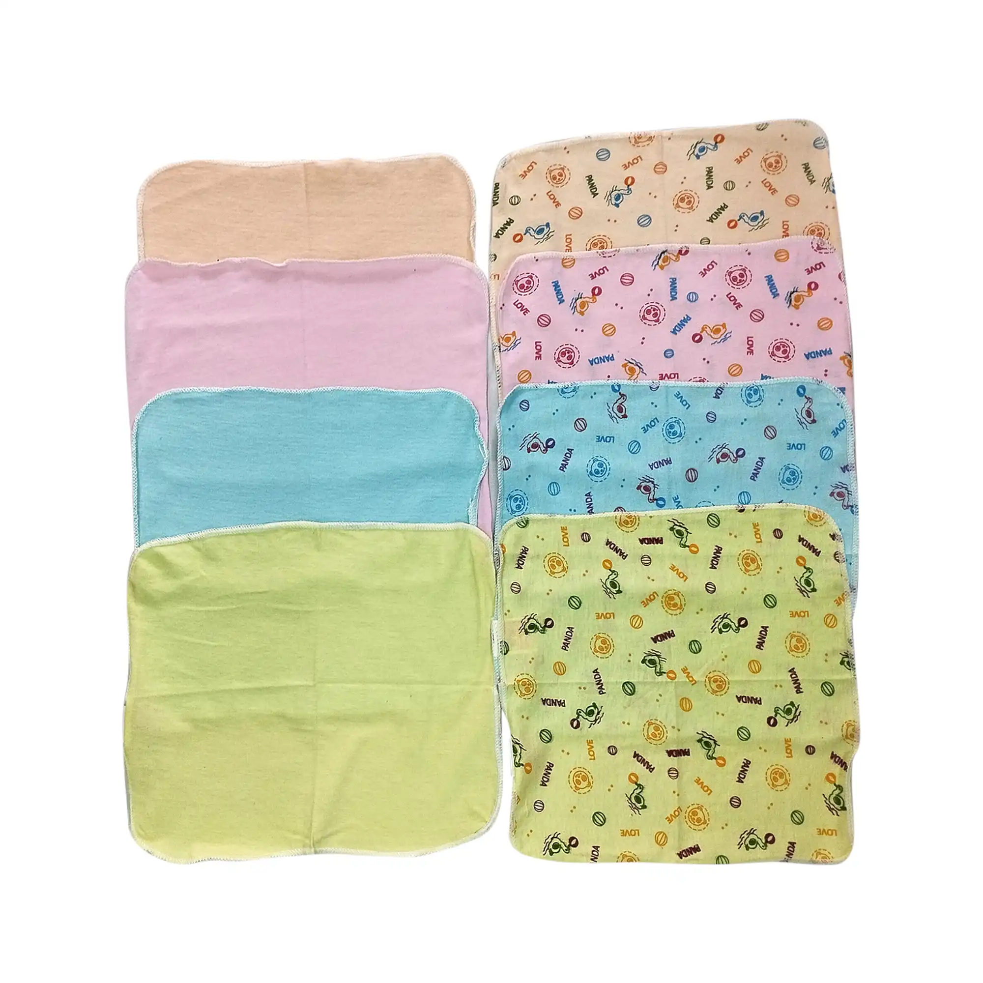 Baby Washcloth For Newborn Burp Cloth Set of 8 2